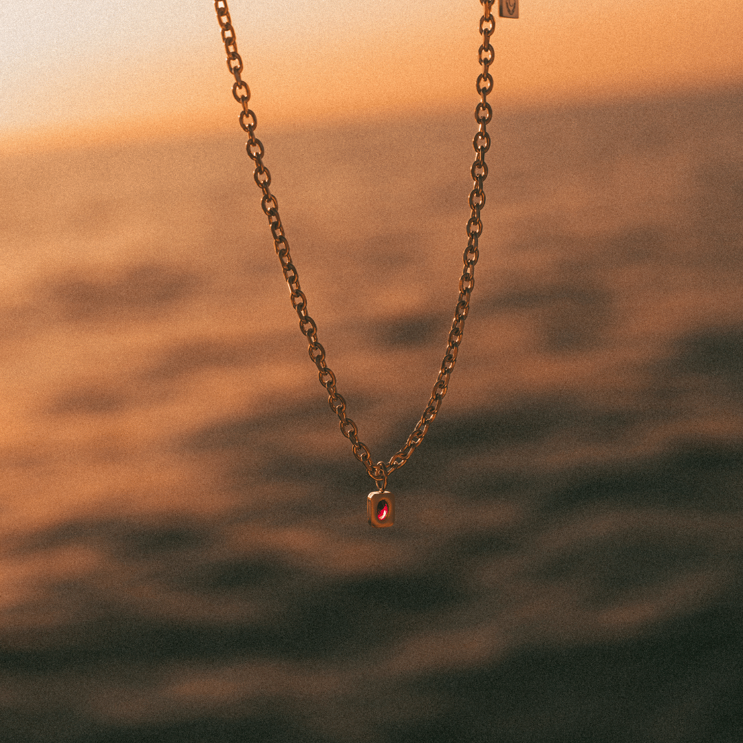 Zaria Necklace in Gold