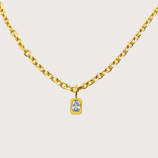 Zaria Necklace in Gold