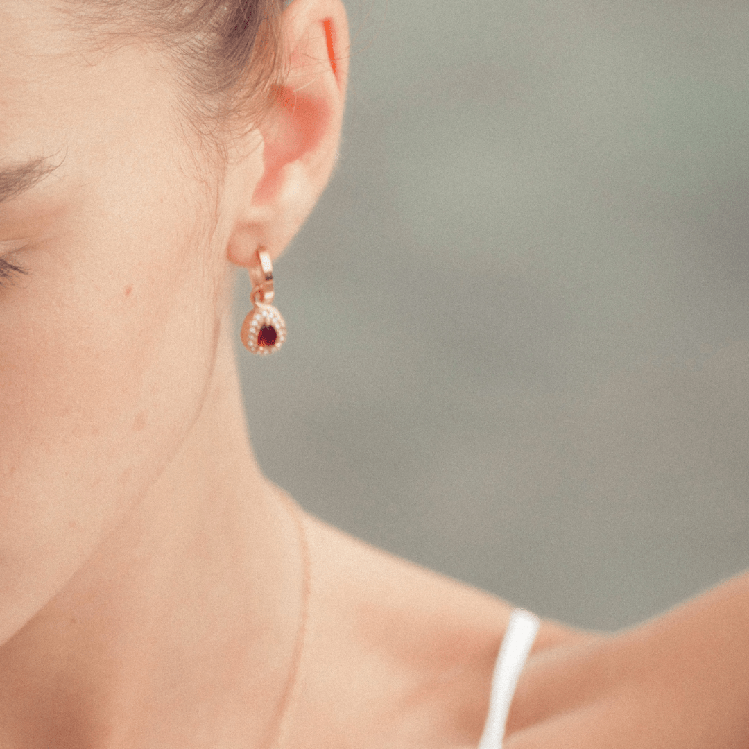 Bella Drop Earrings in Gold