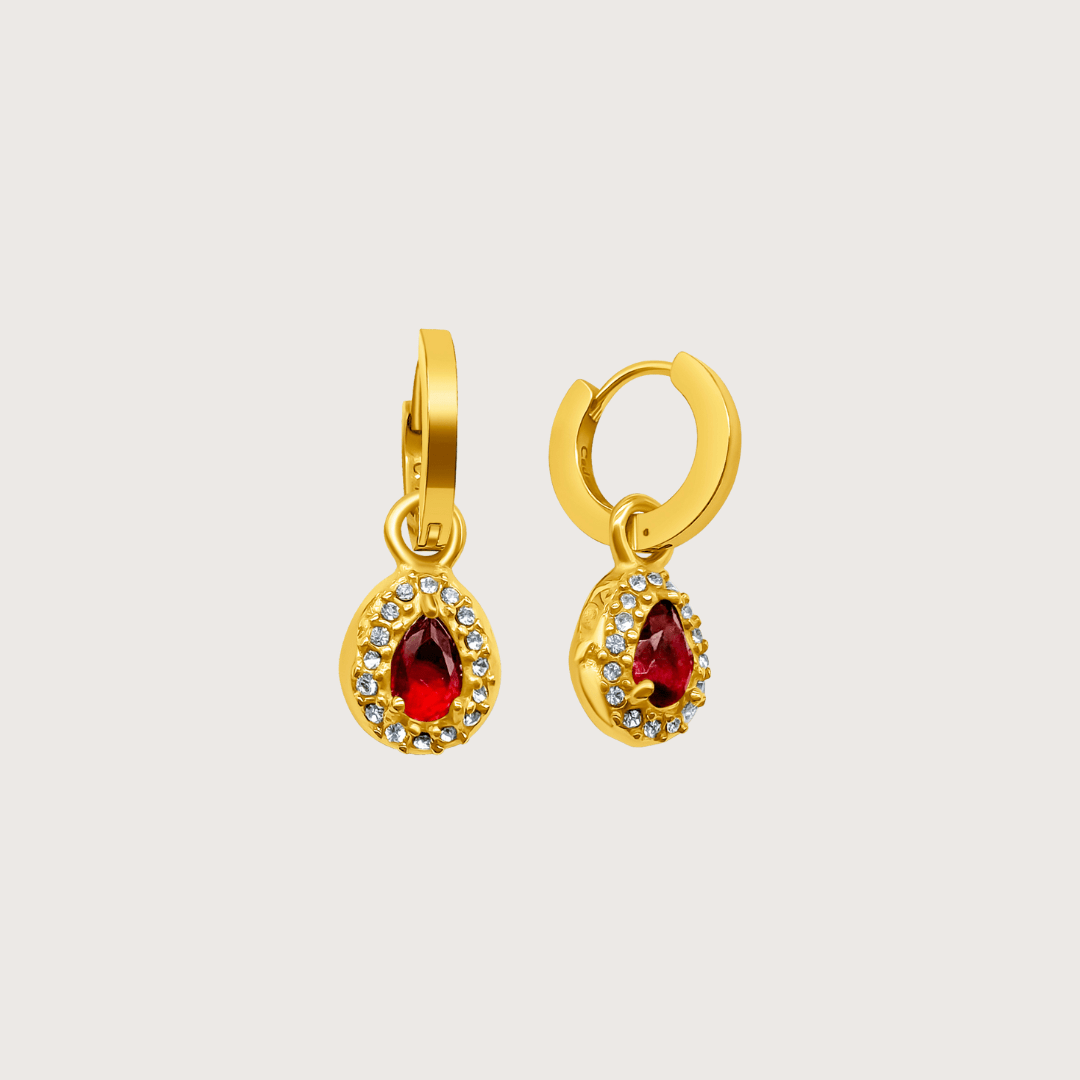 Bella Drop Earrings in Gold