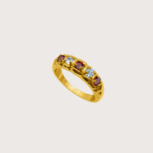 Boa Ring in Gold