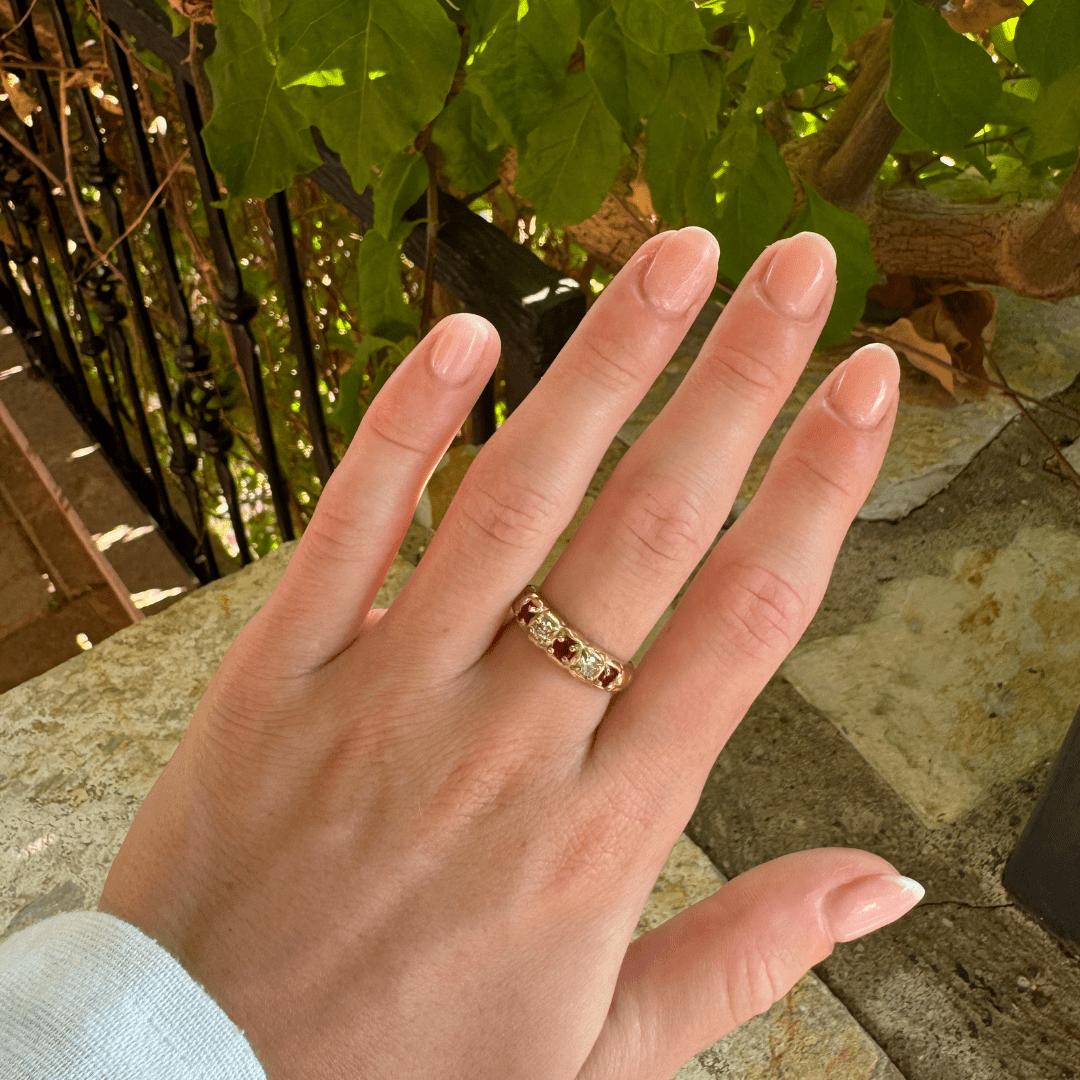 Boa Ring in Gold