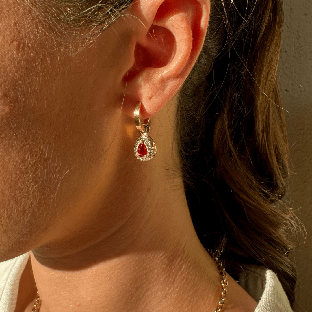 Bella Drop Earrings in Gold