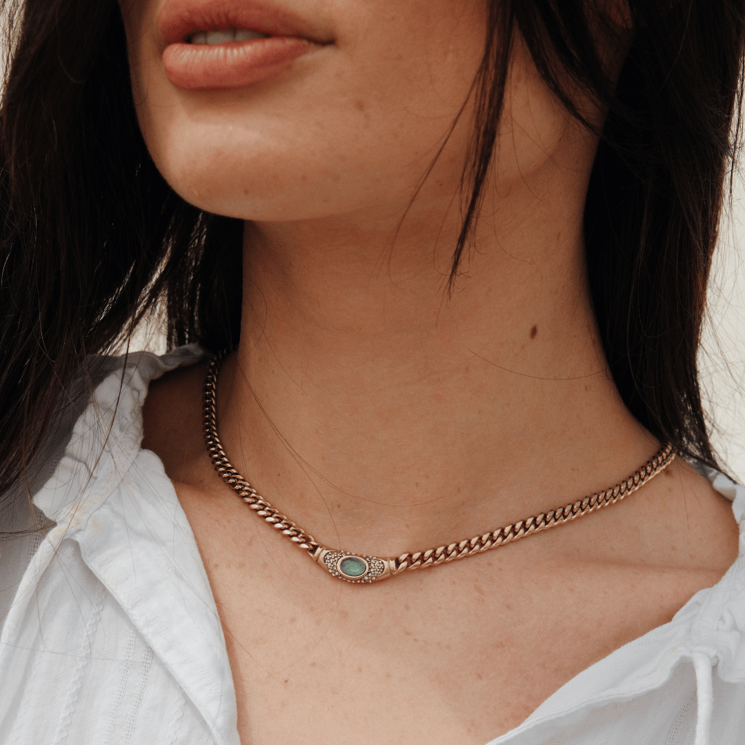 Bella Necklace in Gold