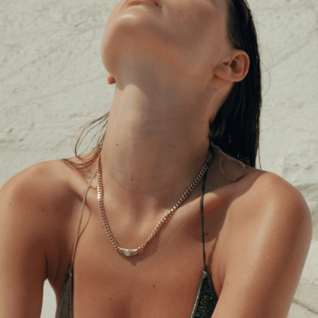 Bella Necklace Rose Quartz