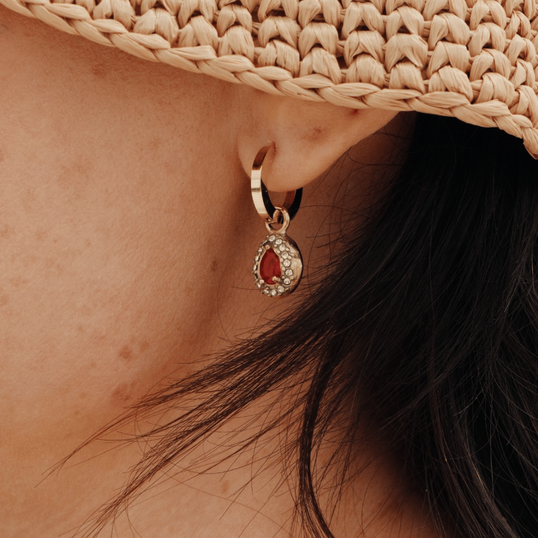 Bella Drop Earrings in Gold