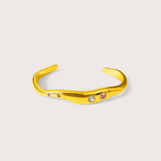 Adjustable Faro Bangle in Gold