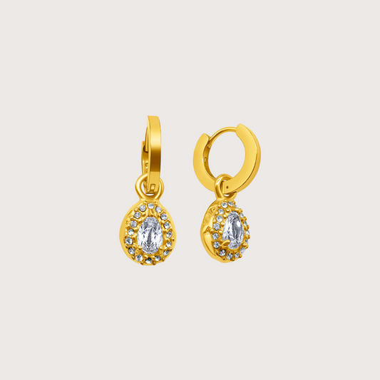 Bella Drop Earrings in Gold